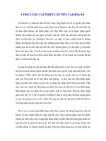 CÔNG CUỘC TÁI THIẾT CẤP TIẾN TẠI HOA KỲ potx