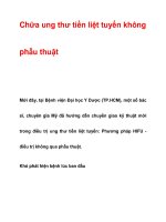 Chữa ung thư tiền liệt tuyến không phẫu thuật potx