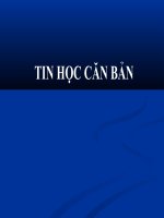 bài giảng tin học cơ sở