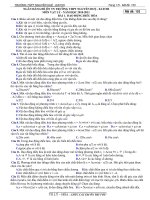 ĐỀ ÔN THI TỐT NGHIỆP TRƯỜNG THPT NGUYỄN HUỆ MÔN VẬT LÝ potx