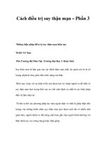 Cách điều trị suy thận mạn – Phần 3 pot