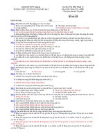 Trường THPT chuyên Huỳnh Mẫn Đạt - đề thi sinh học 12 căn bản (đề số 559) ppsx