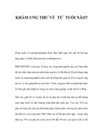 KHÁM UNG THƯ VÚ TỪ TUỔI NÀO? pot