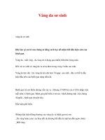 thông tin về bệnh gan - Vàng da sơ sinh pot