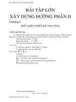 ĐỒ ÁN XÂY DỰNG ĐƯỜNG F2