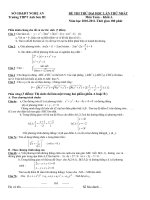 Đề thi thử ĐH môn Toán lần 1 năm 2011 trường thpt Anh Sơn III pps