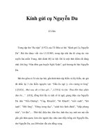 Kính gửi cụ Nguyễn Du pps