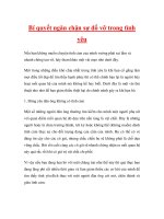 Bí quyết ngăn chặn sự đổ vỡ trong tình yêu pdf