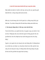 4 cách để tránh mâu thuẫn tiền bạc trong hôn nhân docx