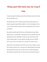 Những người điều hành công việc trong lễ tang potx