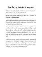 5 sai lầm khó tin ở phụ nữ mang thai docx