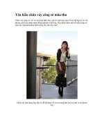 Yêu kiều chân váy công sở mùa thu pptx