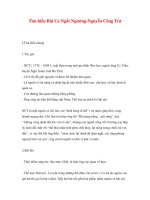 Tìm hiểu Bài Ca Ngất Ngưởng - Nguyễn Công Trứ pptx