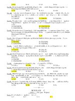 Đề thi thử ĐH - CĐ môn Hóa năm 2009 - 1010 trường thpt Nguyễn Huệ - phần 4 potx
