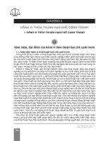 Giáo trình - Luật cạnh tranh- chương 2 potx