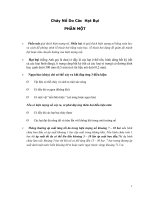 Cháy Nổ Do Các Hạt Bụi - PHẦN MỘT docx