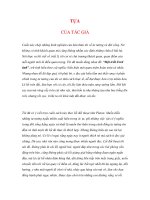 Một Quan Điểm Về Sống Đẹp - TỰA CỦA TÁC GIẢ pdf