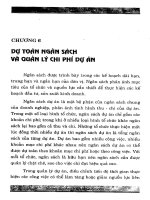 Giáo trình - Nguyên lý dự án đầu tư - chương 6 ppsx