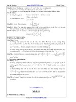 Đề thi thử Đại học năm 2011 của Trần Sỹ Tùng ( Có đáp án) - Đề số 50 pot
