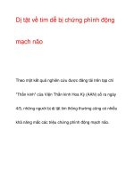 Dị tật về tim dễ bị chứng phình động mạch não pps