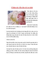 Chăm sóc rốn cho trẻ sơ sinh docx