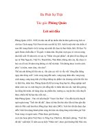 Ba Phút Sự Thật - Tác giả - Phùng Quán Lời nói đầu ppt