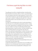 Cha Houssa, người đưa ông Diệm vào chính trường Mỹ pps