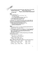 Kỳ thi olympic học sinh giỏi lớp 10 và 11 miền trung và Tây Nguyên môn hóa học lớp 10 potx