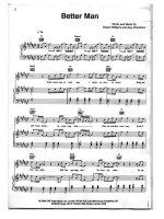Bản nhạc Better man ppt
