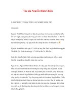 GIỚI THIỆU VỀ CUỘC ÐỜI VÀ SỰ NGHIỆP - NGUYỄN ĐÌNH CHIỂU pdf