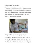 Sàng lọc thính lực sau sinh docx