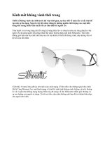 Kính mắt không vành thời trang docx