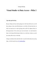 Viewing .NET Data - Visual Studio và Data Access – Phần 2 potx
