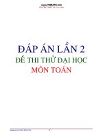 ĐỀ THI THỬ CAO ĐẲNG - ĐAI HỌC 2011 :TRƯỜNG THPT THÀNH PHỐ CAO LÃNH MÔN TOÁN KHỐI A, B pdf