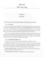 Thủy lực và cấp thoát nước trong nông nghiệp part 1 doc