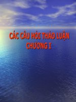 Câu hỏi thảo luận môn: Sản xuất cơ khí docx
