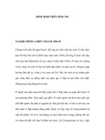 BÌNH MINH TRÊN SÔNG NIL pptx