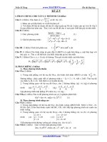 Đề thi thử Đại học năm 2011 của Trần Sỹ Tùng ( Có đáp án) - Đề số 5 ppsx