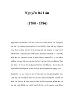 Nguyễn Bá Lân (1700 - 1786) ppt