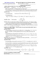 Đề thi thử Toán khối A 2011 - Đề số 6 potx