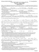 Đề thi thử Lý - số 13 - Trương Đình Den pptx