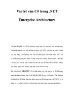 Vai trò của C# trong .NET Enterprise Architecture pot