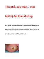 Tàn phế, suy thận pptx