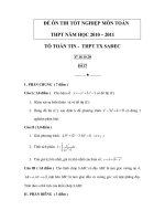 ĐỀ ÔN THI TỐT NGHIỆP MÔN TOÁN TT GDTX SAĐÉC ĐỀ ÔN THI 17.18.19.20 pot