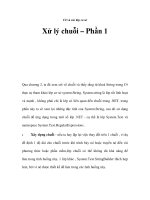 C# và các lớp cơ sở Xử lý chuỗi – Phần 1 potx