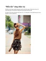 “Biến tấu” cùng chân váy potx