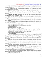 Hướng dẫn tóm tắt ôn tập môn lịch sử theo từng chương - phần 4 ppsx