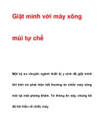 Giật mình với máy xông mũi tự chế docx