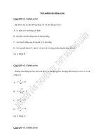 Trắc nghiệm dao động cơ học pot