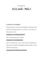 C# và các lớp cơ sở Xử lý chuỗi – Phần 2 pptx